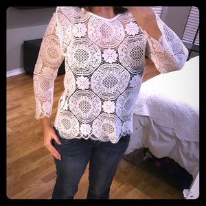 Ann Taylor Loft Lacey Blouse